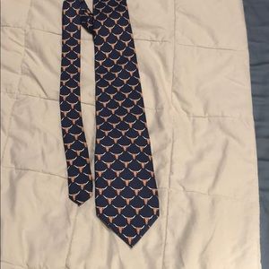 Southern Proper Longhorn Tie Navy